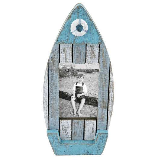 Teal/White 4x6 Boat Frame