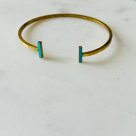 Balance Brass Cuff Bracelet