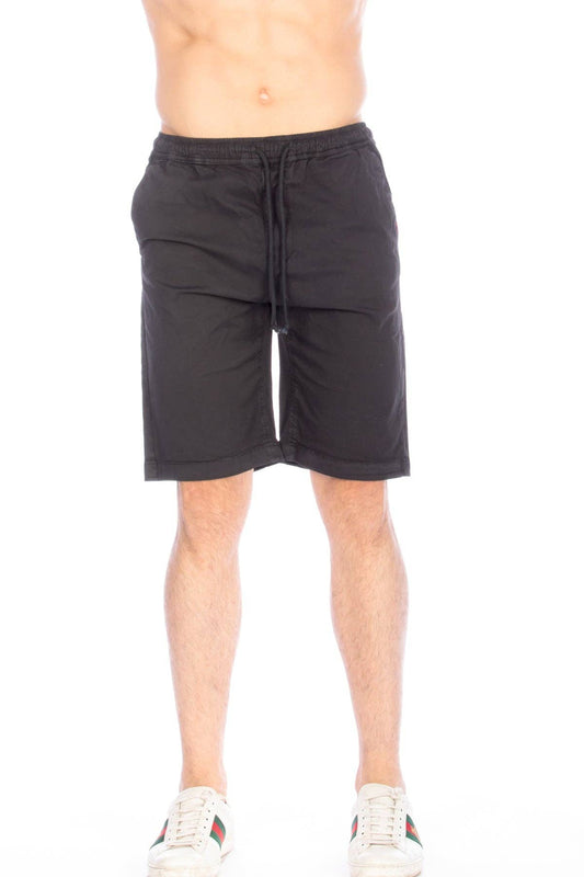 JOGGER ELASTIC SHORTS (Black)