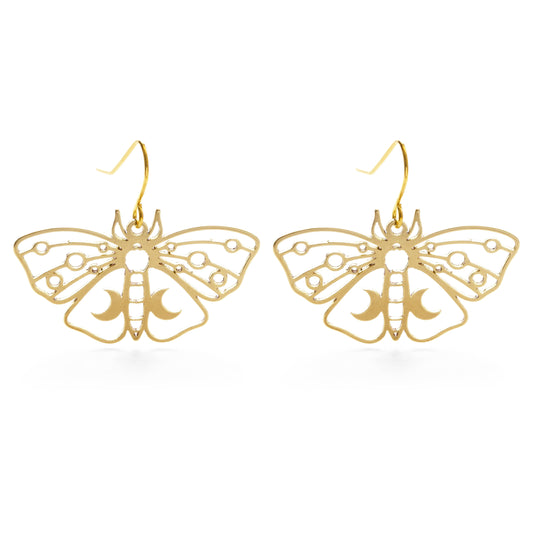 Luna Moth Earrings