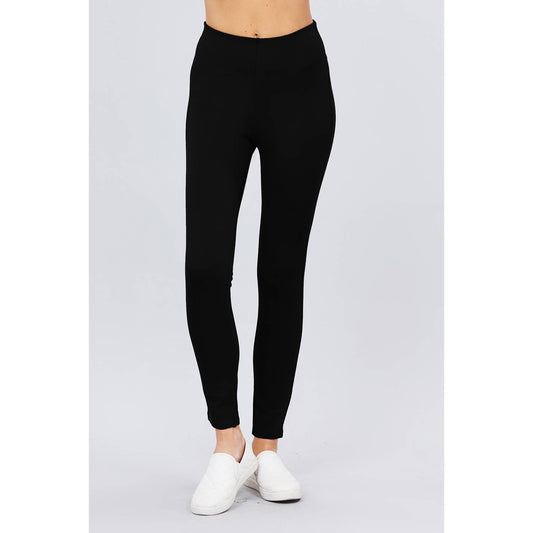 ELASTIC  WAISTBAND PONTE PANTS