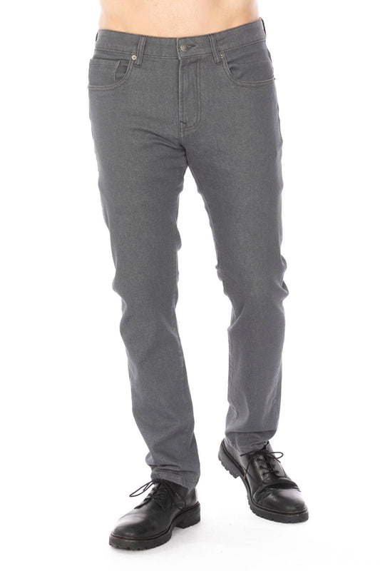 Athletic Denim Stretch Pants