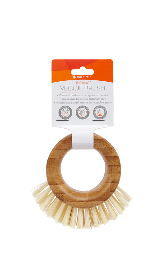 Bamboo Ring Veggie Brush